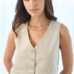 CHALECO MEL LINO SASTRERO