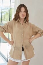 CAMISA LIA BEIGE BAMBULA - Imagen 2